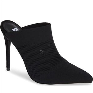 Steve Madden Drastic Black Mules